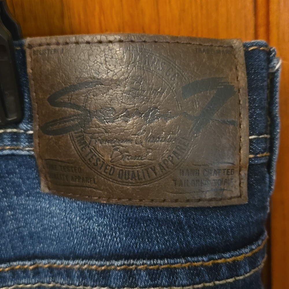 Seven7 Men’s W38 L34  Blue Denim Jeans - Picture 7 of 8